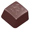 Praline avec timbre de fève de cacao