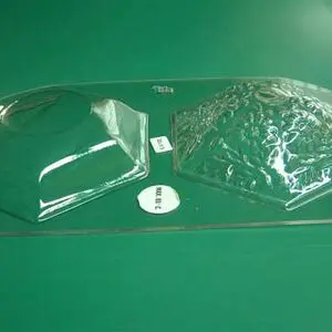 Boîte hexagonale avec couvercle fleur, 130 mm