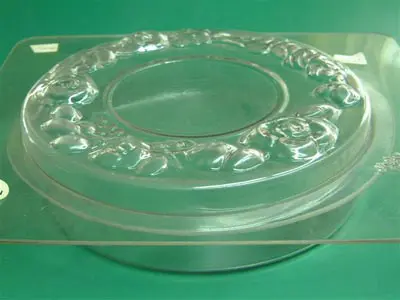Ronde doos met bloemendeksel, 175 mm - afbeelding 1