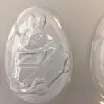 Egg with rabbit motif, 85 mm - thumbnail 2
