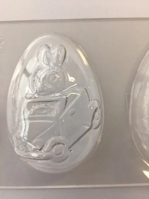 Egg with rabbit motif, 85 mm - image 2