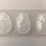 Egg with rabbit motif, 85 mm - thumbnail 1
