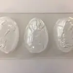 Egg with rabbit motif, 82 mm - thumbnail 1