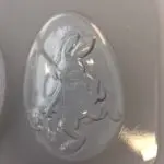 Egg with rabbit motif, 82 mm - thumbnail 2