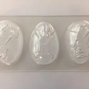 Oeuf avec motif de lapin, 82 mm