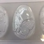 Egg with butterfly motif, 90 mm - thumbnail 2
