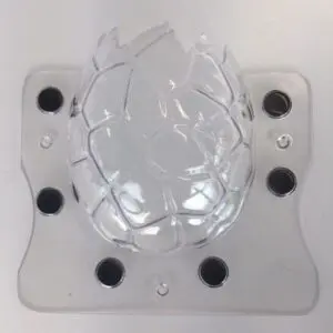 Oeuf cassé avec motif tortue, 120 mm