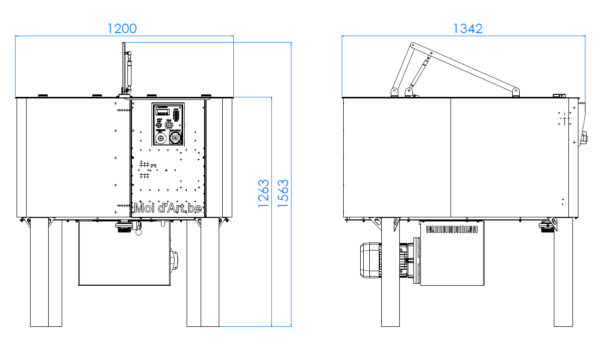 Bouilloire de fonte pour 650 Kg - image 2