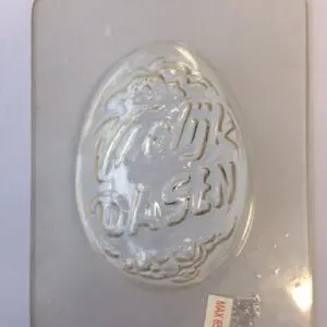 Oeuf "Joyeuses Pâques" 100 mm