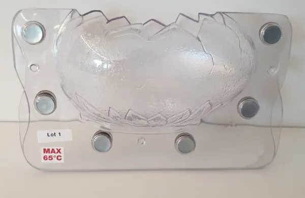 Gebroken ei op voet, 170 mm - afbeelding 1