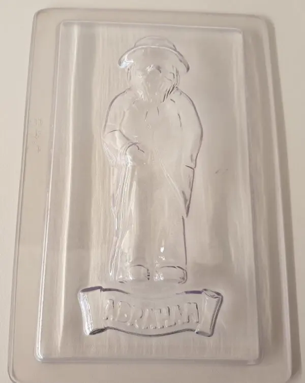Plaat met Abraham, 215 mm - afbeelding 1