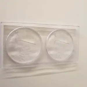 Assiette avec pièce en euro, 85 mm