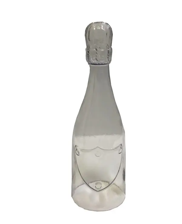 Champagnefles met schild, 250 mm - afbeelding 1