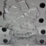 Father Christmas with backpack gift - 180mm - thumbnail 2