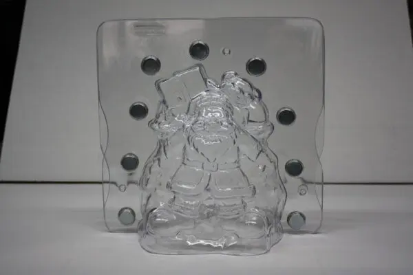 Kerstman met beer -185mm - afbeelding 2