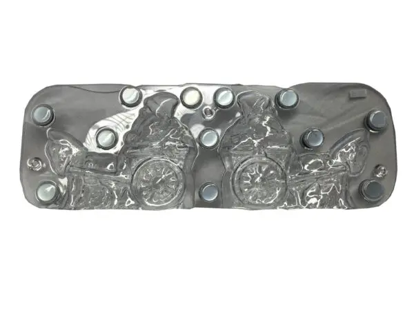 Kerstman op kar, 130 mm - afbeelding 1