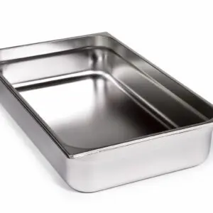 Bol en acier inoxydable, rectangulaire, 12 kg
