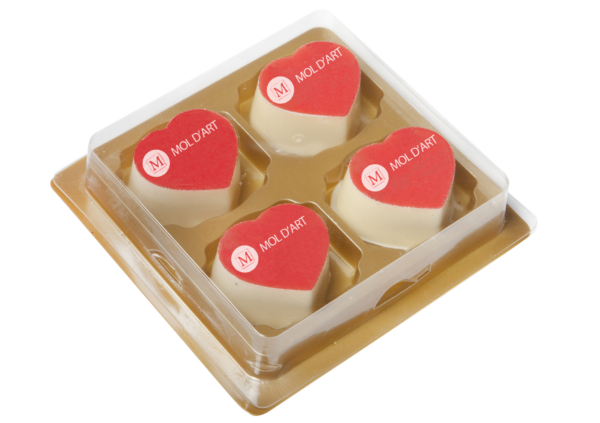 Verpackung für logo schokolade 2 x 2 – Bild 1