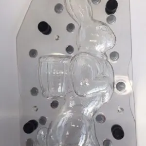 Paashaas met mand, 340 mm