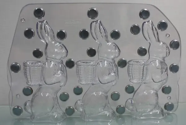 Easter bunnys with basket, 185 mm - image 1
