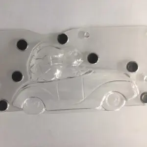Lièvre en voiture avec oeuf, 175 mm