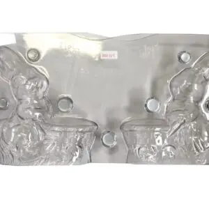 Haas met korfje vooraan, 140 mm