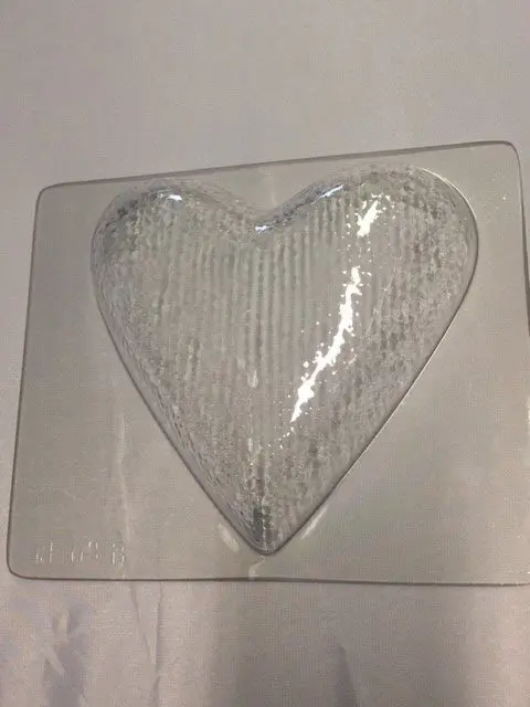 Forme de coeur double revêtement en poudre, 140 mm - image 1