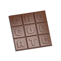 Tablette carrée "CHOCOLATE"