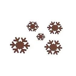 Étoiles de neige Callebaut