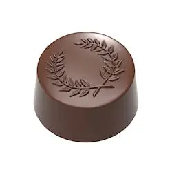 Round shape with laurel wreath