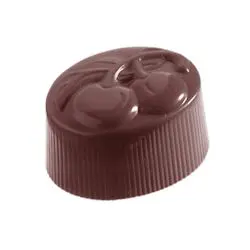 Forme ovale avec 2 cerises