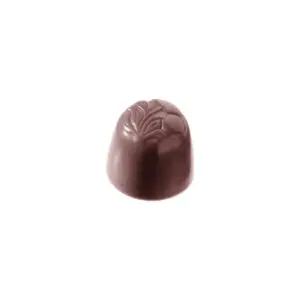 Forme praliné ronde avec motif floral