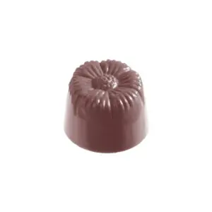 Motif floral praliné rond