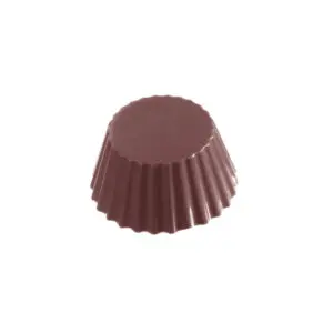 Praliné rond à bord dentelé
