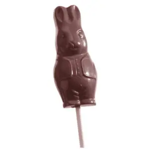 Lapin de Pâques sur un bâton