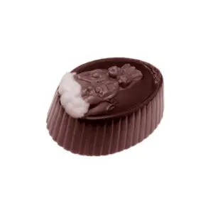 Praliné ovale avec 2 lapins