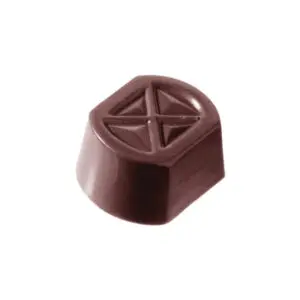Praliné carré avec croix