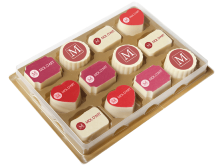 Verpackung für Logo schokolade