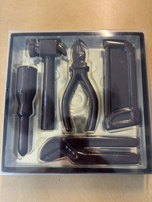 Boîte coffret d'outils de luxe boîte/couvercle/calage, format 210 x 210 mm - image 1