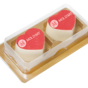 Box for logo chocolates 1 x 2