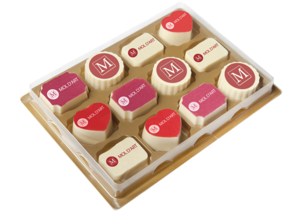 Box for logo chocolates 3 x 4 - image 1
