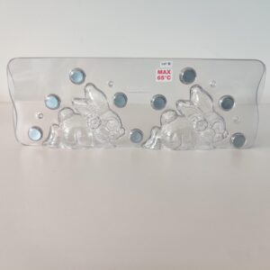 Mignons lapins sautant, 100mm